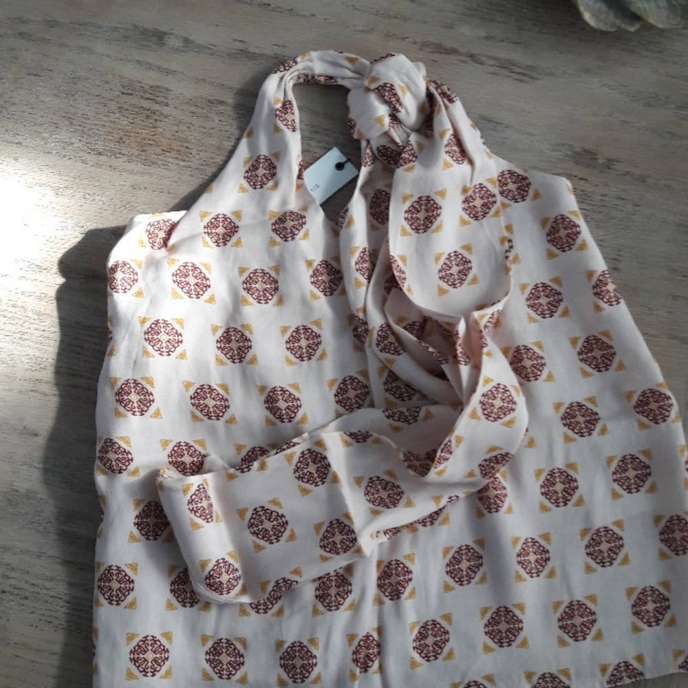 Sincerely Jules Nala halter twist tie neck top - Picture 6 of 8